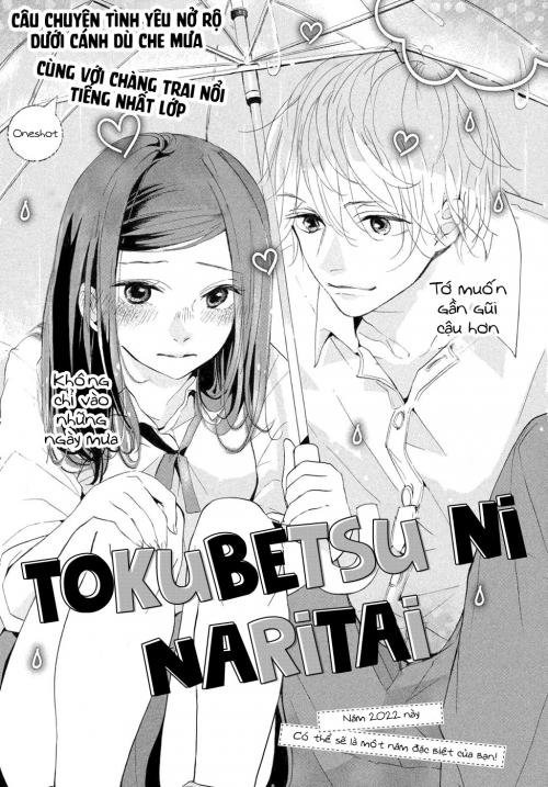 [ONESHOT] Tokubetsu ni Naritai