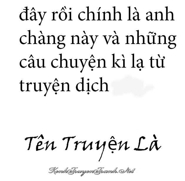 Kênh Truyện Tranh